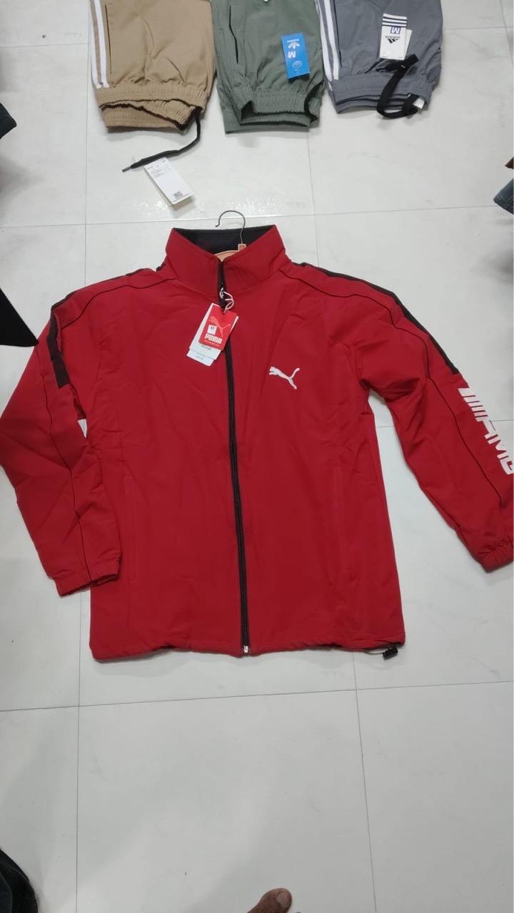 Puma Red Windbreaker Jacket view 2