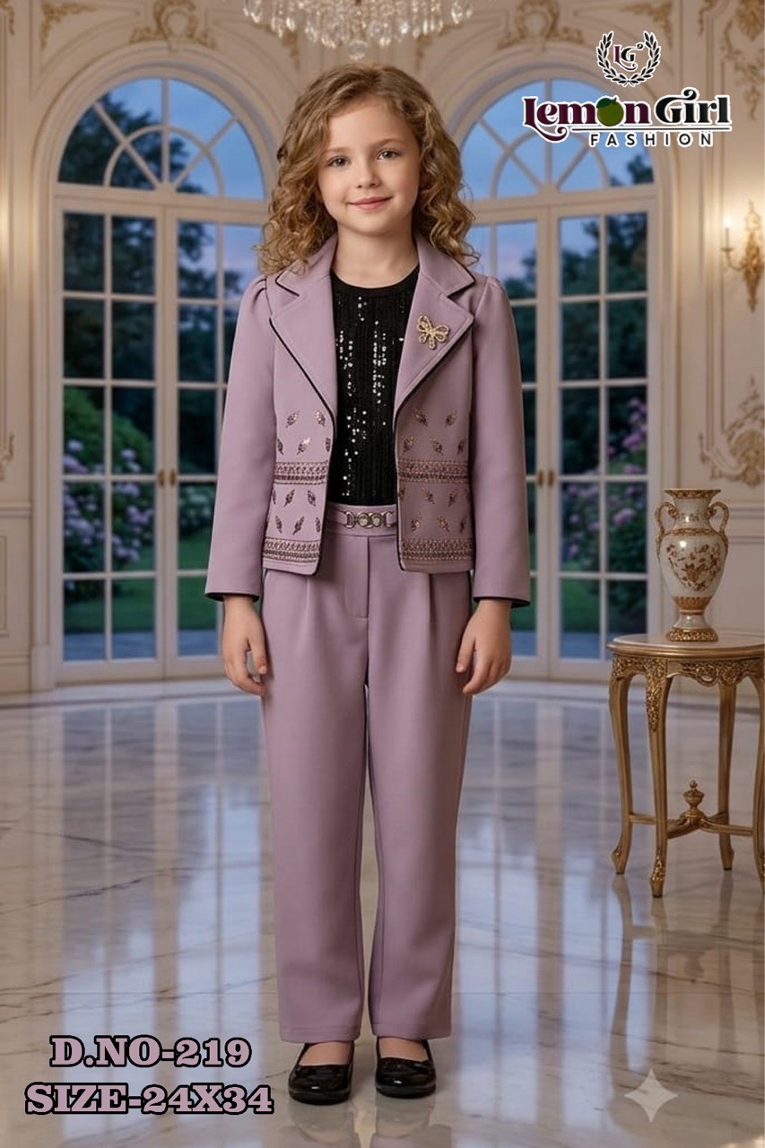 Lemon Girl Fashion Girls' Suit view 2