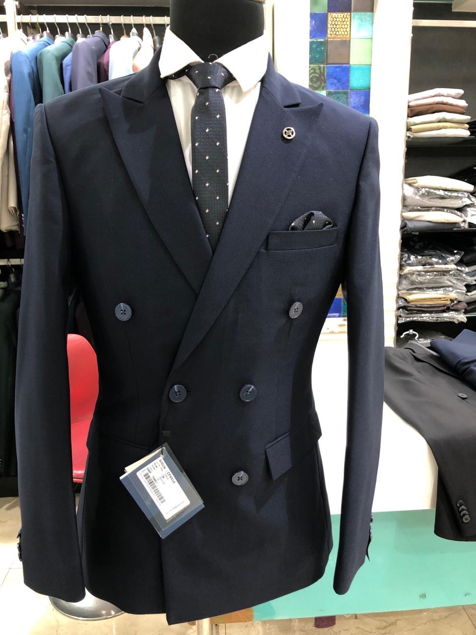 Men's Stylish Navy Suit view 2