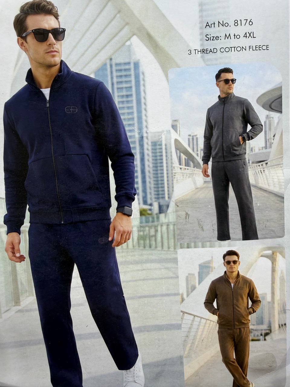 Cotton Fleece Tracksuit view 2