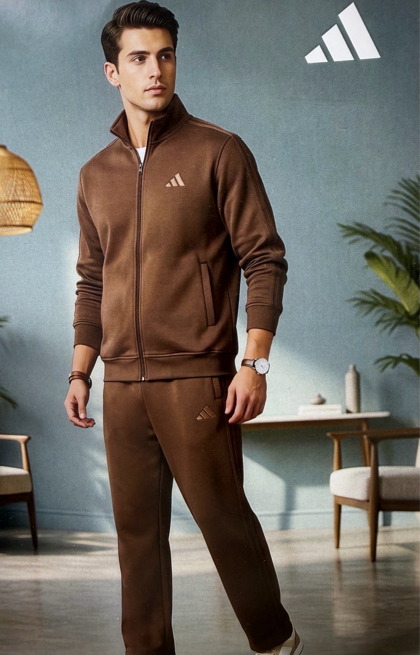 Adidas Brown Tracksuit view 2